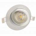 7W COB LED Downlight, Adjustable Eyeball, Driverless AC Technology