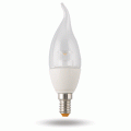 5W LED Candle Bulb With Bent Tip E14 Base