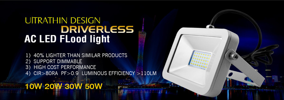 LED Flood Light with PIR Motion Sensor