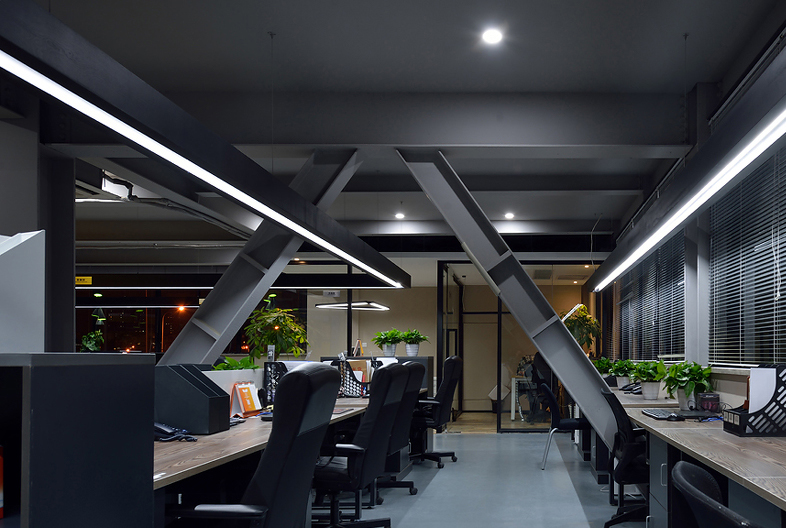 linear office lighting