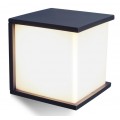 Lutec Box Cube LED Exterior Wall Light Fixture