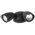 Lutec 22W Outdoor Wall Mounted Dual Head LED Security Spotlights