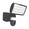 Lutec Peri 25W Outdoor LED Security Floodlight With PIR Sensor and HD WiFi Camera