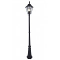 Lutec London Solar Powered Post Top Light Fixture