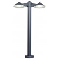 Lutec Cone Twin-head LED Bollard Post Light