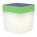 Lutec Cube LED Solar Tabletop Lantern