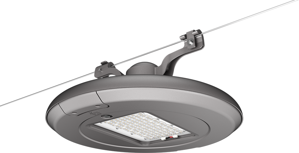 Cable Suspended Street Lights LED Catenary Street Lighting