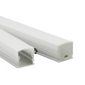 Square Aluminum Profile for Surface Mount LED Undercabinet Lighting