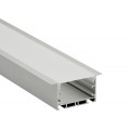 Recess Mount, Linkable Aluminum Channel for LED Strip Lights