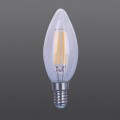 LED Chandelier Bulbs | Bent Flame Tip & Torpedo Filament Candelabra Bulbs