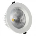 4, 6, 8-inch Recessed COB LED Downlights, Integrated Drivers