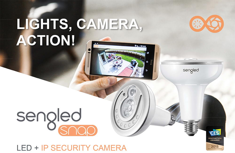 Sengled Snap WiFi Security Camera Light bulb