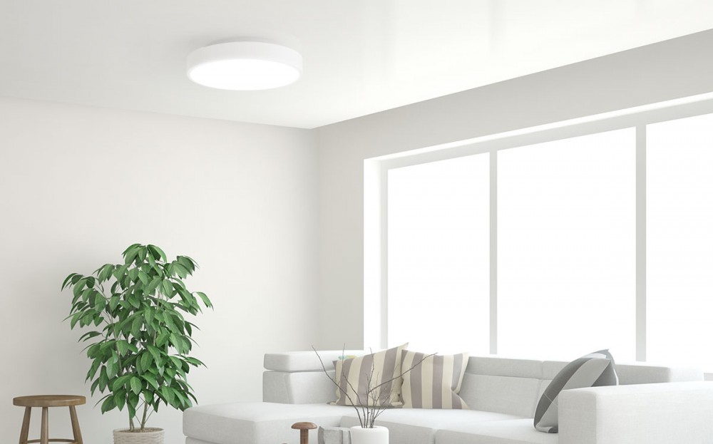 Yeelight Smart Ceiling Light, Flush Mount LED Light Fixture for Bedrooms, Living Rooms