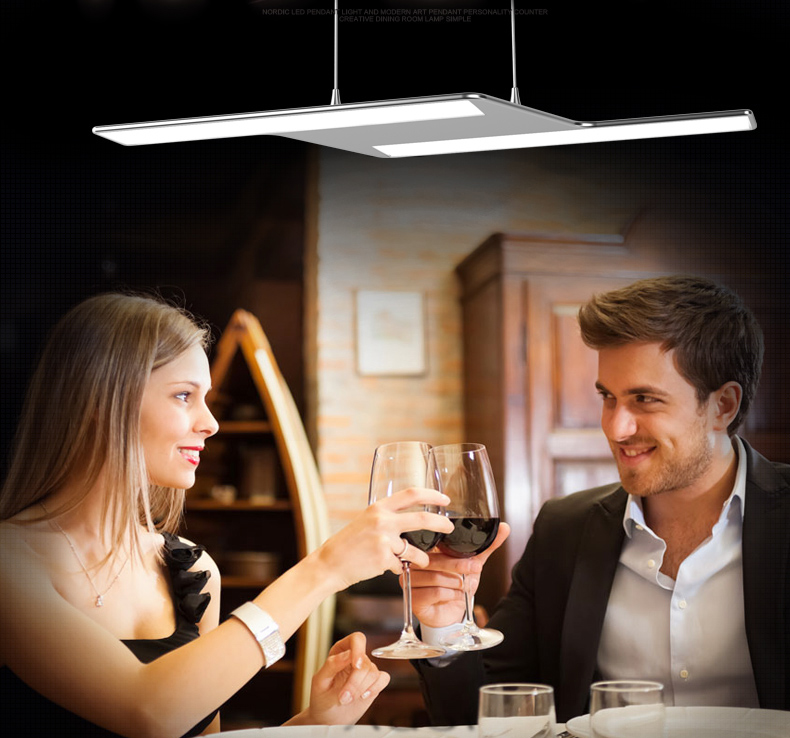 Zorro Low Profile Modern Pendant Light Fixture for Dining Rooms, Living