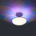 Semi-flush Mount LED Ceiling Light with Uplight Decorative Light Pattern