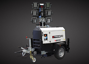 Trime Mobile Light Tower: Temporary Jobsite Lighting Made More Dependable, Cost-effective