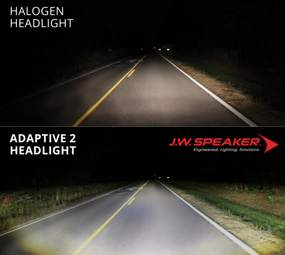 Adaptive LED Motorcycle Headlight