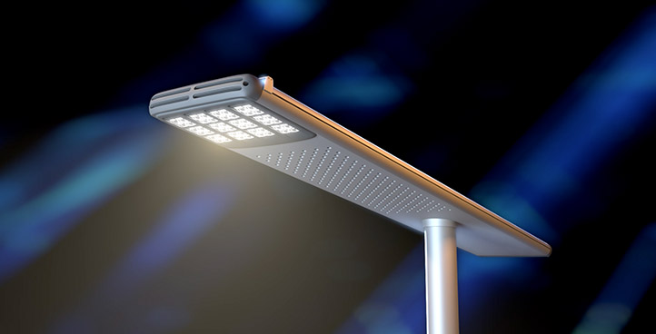 Solar Powered LED Street Lights