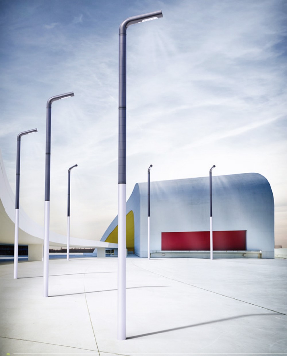 AMSU CREE LED Innovative Broad-Beamed Solar Street Light -COVERING 60 Ft DIA...