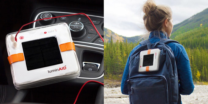 LuminAID Power Lanterns: 2-in-1 Phone Chargers for Camping and