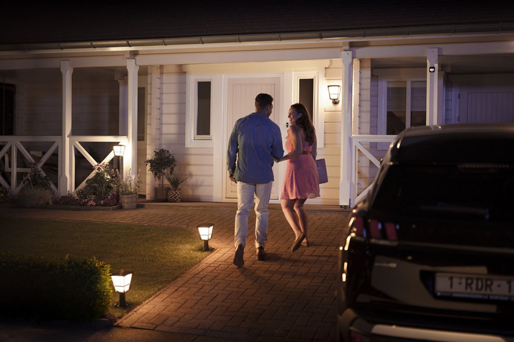 Philips Hue Smart Outdoor Lighting Fixtures Deliver Value Beyond Light for Residential Exteriors