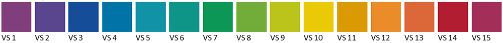 CQS color samples